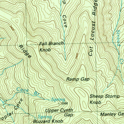 United States Geological Survey Macedonia, GA-NC (1988, 24000-Scale) digital map
