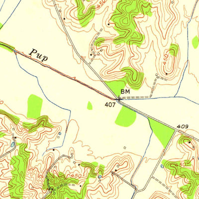 United States Geological Survey Maceo, KY (1953, 24000-Scale) digital map
