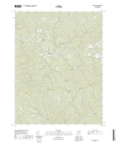 United States Geological Survey MacFarlan, WV (2023, 24000-Scale) digital map