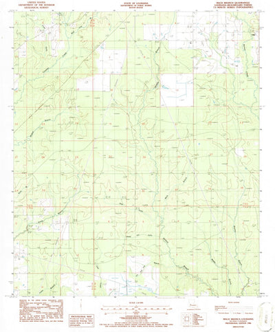 United States Geological Survey Mach Branch, LA (1986, 24000-Scale) digital map