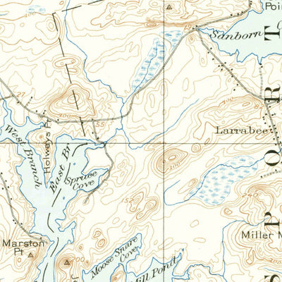 United States Geological Survey Machias, ME (1918, 62500-Scale) digital map