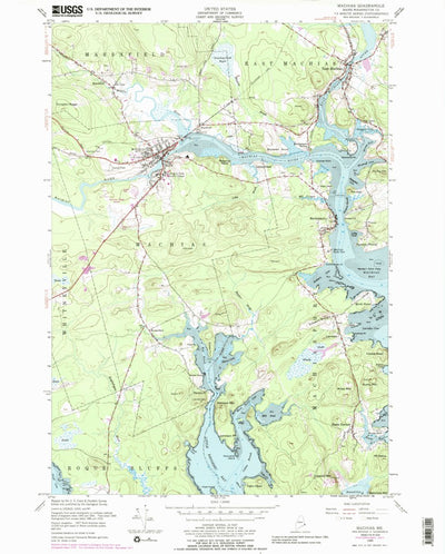United States Geological Survey Machias, ME (1949, 24000-Scale) digital map