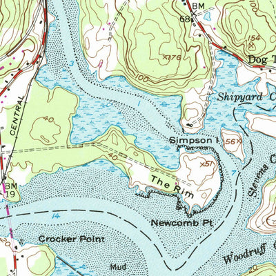 United States Geological Survey Machias, ME (1949, 24000-Scale) digital map
