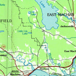 United States Geological Survey Machias, ME (1985, 100000-Scale) digital map