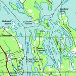 United States Geological Survey Machias, ME (1985, 100000-Scale) digital map