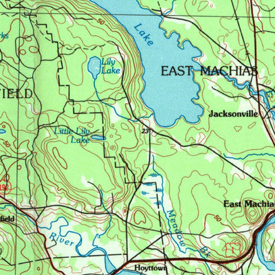 United States Geological Survey Machias, ME (1994, 100000-Scale) digital map