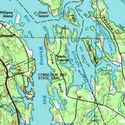 United States Geological Survey Machias, ME (1994, 100000-Scale) digital map