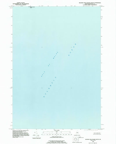 United States Geological Survey Machias Seal Island South, ME (1993, 24000-Scale) digital map