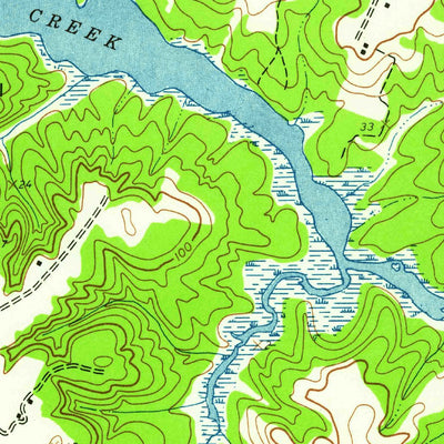 United States Geological Survey Machodoc, VA (1943, 24000-Scale) digital map