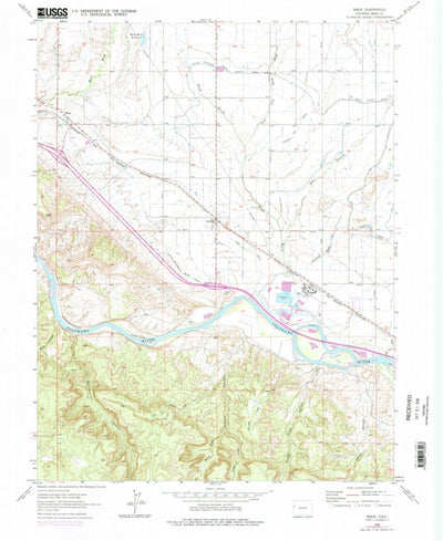 United States Geological Survey Mack, CO (1962, 24000-Scale) digital map