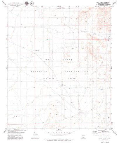 United States Geological Survey Mack Tanks, NM (1979, 24000-Scale) digital map