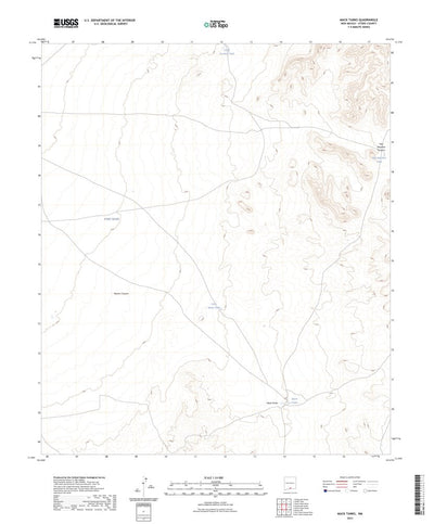 United States Geological Survey Mack Tanks, NM (2023, 24000-Scale) digital map
