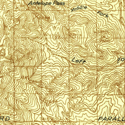 United States Geological Survey Mackay, ID (1935, 96000-Scale) digital map