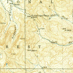United States Geological Survey Mackay, ID (1940, 62500-Scale) digital map
