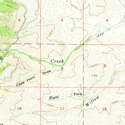 United States Geological Survey Mackay, ID (1960, 62500-Scale) digital map