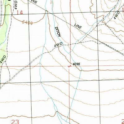 United States Geological Survey Mackay, ID (1991, 24000-Scale) digital map