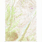 United States Geological Survey Mackay Ranch, MT (1956, 24000-Scale) digital map