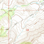 United States Geological Survey Mackay Ranch, MT (1956, 24000-Scale) digital map