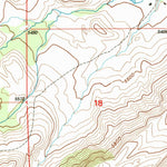 United States Geological Survey Mackay Ranch, MT (1996, 24000-Scale) digital map