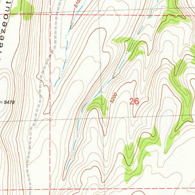 United States Geological Survey Mackey Butte, OR (1981, 24000-Scale) digital map