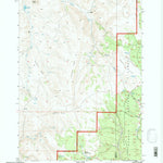 United States Geological Survey Mackey Butte, OR (1992, 24000-Scale) digital map