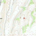 United States Geological Survey Mackey Butte, OR (1992, 24000-Scale) digital map
