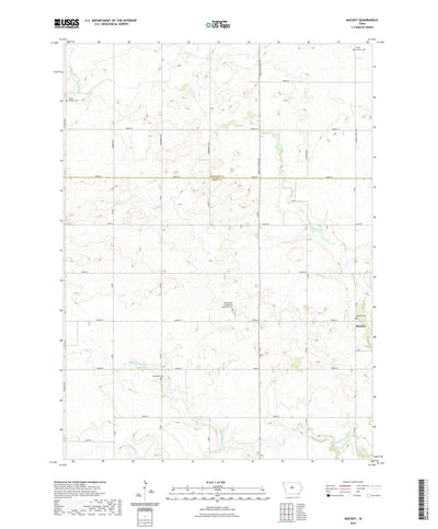 Mackey, IA (2022, 24000-Scale) Map by United States Geological Survey ...