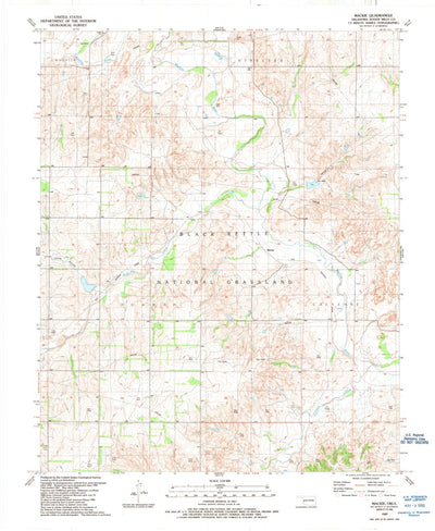 United States Geological Survey Mackie, OK (1989, 24000-Scale) digital map