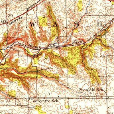 United States Geological Survey Mackinaw, IL (1928, 62500-Scale) digital map