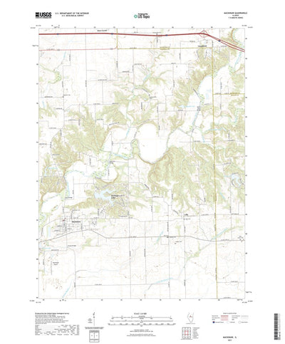United States Geological Survey Mackinaw, IL (2021, 24000-Scale) digital map