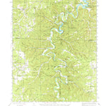 United States Geological Survey Macks Creek, MO (1934, 62500-Scale) digital map