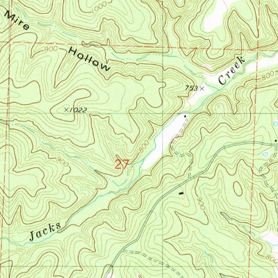 United States Geological Survey Macks Creek, MO (1982, 24000-Scale) digital map