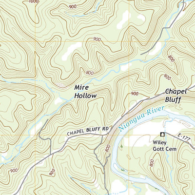 United States Geological Survey Macks Creek, MO (2021, 24000-Scale) digital map