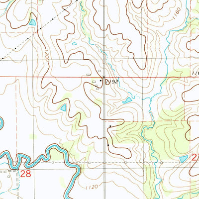 United States Geological Survey Macksburg, IA (1983, 24000-Scale) digital map