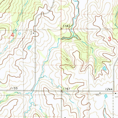 United States Geological Survey Macksburg, IA (1983, 24000-Scale) digital map