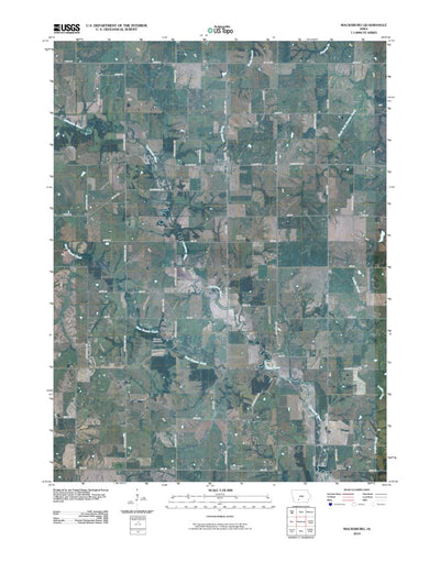 United States Geological Survey Macksburg, IA (2010, 24000-Scale) digital map
