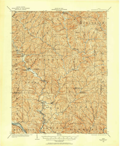 United States Geological Survey Macksburg, OH (1903, 62500-Scale) digital map