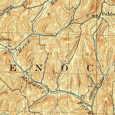 United States Geological Survey Macksburg, OH (1903, 62500-Scale) digital map