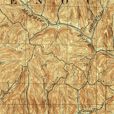 United States Geological Survey Macksburg, OH (1905, 62500-Scale) digital map