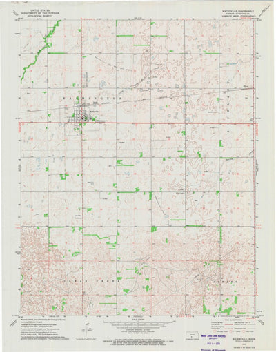 United States Geological Survey Macksville, KS (1972, 24000-Scale) digital map