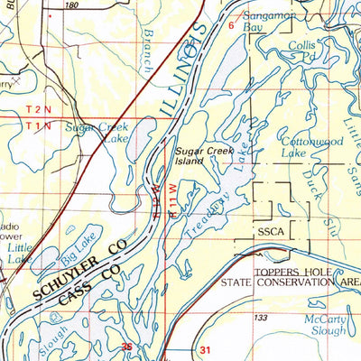 United States Geological Survey Macomb, IL (1985, 100000-Scale) digital map
