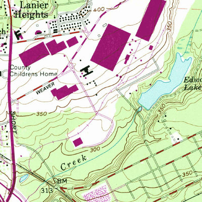 United States Geological Survey Macon East, GA (1956, 24000-Scale) digital map