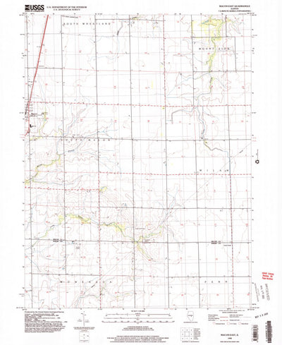 United States Geological Survey Macon East, IL (1998, 24000-Scale) digital map