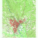 United States Geological Survey Macon, GA (1956, 62500-Scale) digital map