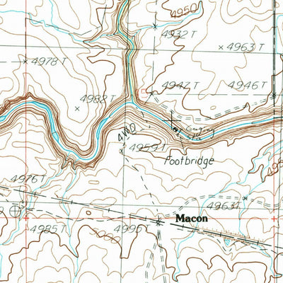 United States Geological Survey Macon, ID (1986, 24000-Scale) digital map