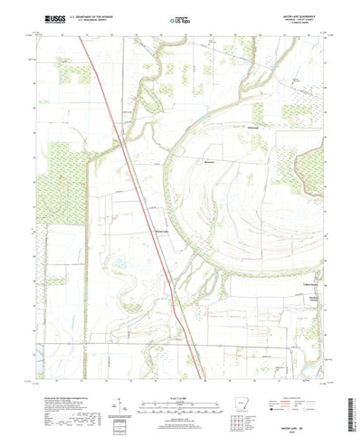 United States Geological Survey Macon Lake, AR (2020, 24000-Scale) digital map