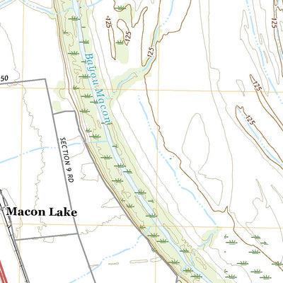 United States Geological Survey Macon Lake, AR (2020, 24000-Scale) digital map