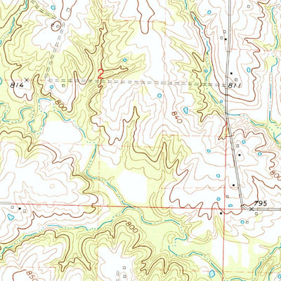 United States Geological Survey Macon, MO (1971, 24000-Scale) digital map