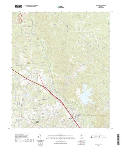 United States Geological Survey Macon NW, GA (2020, 24000-Scale) digital map
