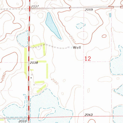 United States Geological Survey Macs Corner NW, SD (1973, 24000-Scale) digital map